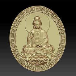 guanyinDDD1.jpg Download free STL file Guanyin bodhisattva Kwan-yin • 3D printable model, stlfilesfree