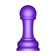 Ajedrez PEON.STL Chess Pawn