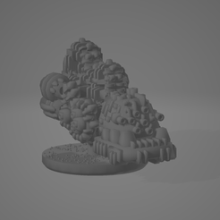 Ork-Battleship.png STL file Battlefleet Gothic Ork Battleship・3D printable model to download