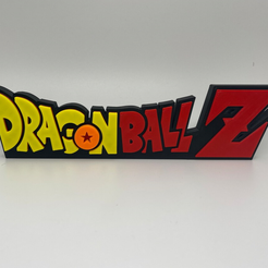 LOGOTIPO/SIGNO 3D MULTICOLOR - Dragon Ball Z