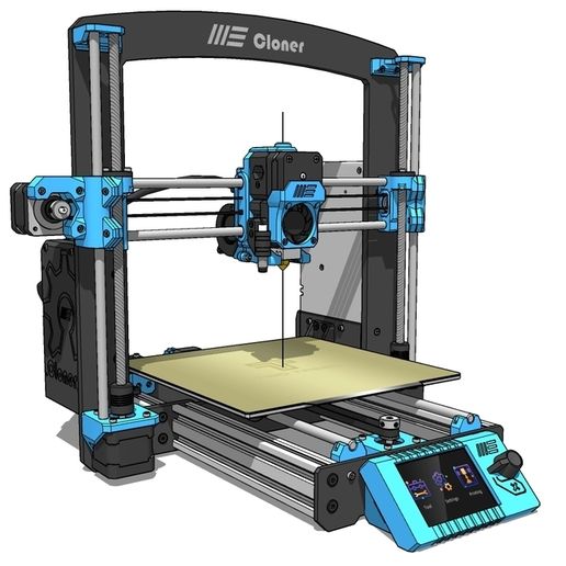ME_-_Cloner_01.jpg MY - Cloner 3D Printer full sketchup design
