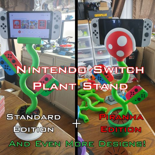 Nintendo Switch Plant Stand (Charging) (UPDATED)