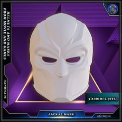 COD-Iridescent-mask-000-CRFactory.jpg 3D file Jackal mask “Iridescent” (Call of Duty)・Design to download and 3D print