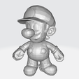 Luigi-Mini-7.png Mini Luigi Super Mario Bros Lowpoly