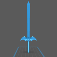 sword.png Digimon Gallantmon Crimson Mode Weapon Lance Sword 3D Print
