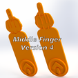 MiddleFingerV4.png iPhone 14 Plus - Sliding Middle Finger Case