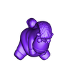 Fluffy The Unicorn (Slic3r).stl Fichier STL Fluffy The Unicorn (impression facile sans support)・Plan pour impression 3D à télécharger, Alsamen