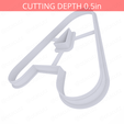 Letter_A~6.25in-cookiecutter-only2.png Letter A Cookie Cutter 6.25in / 15.9cm