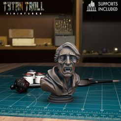 Doru-Bust.jpg Файл 3D Curse of Strahd - Doru Bust [Pre-Supported]・Модель для загрузки и 3D печати