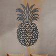 Pineapple-2.png Настенное искусство "Ананас