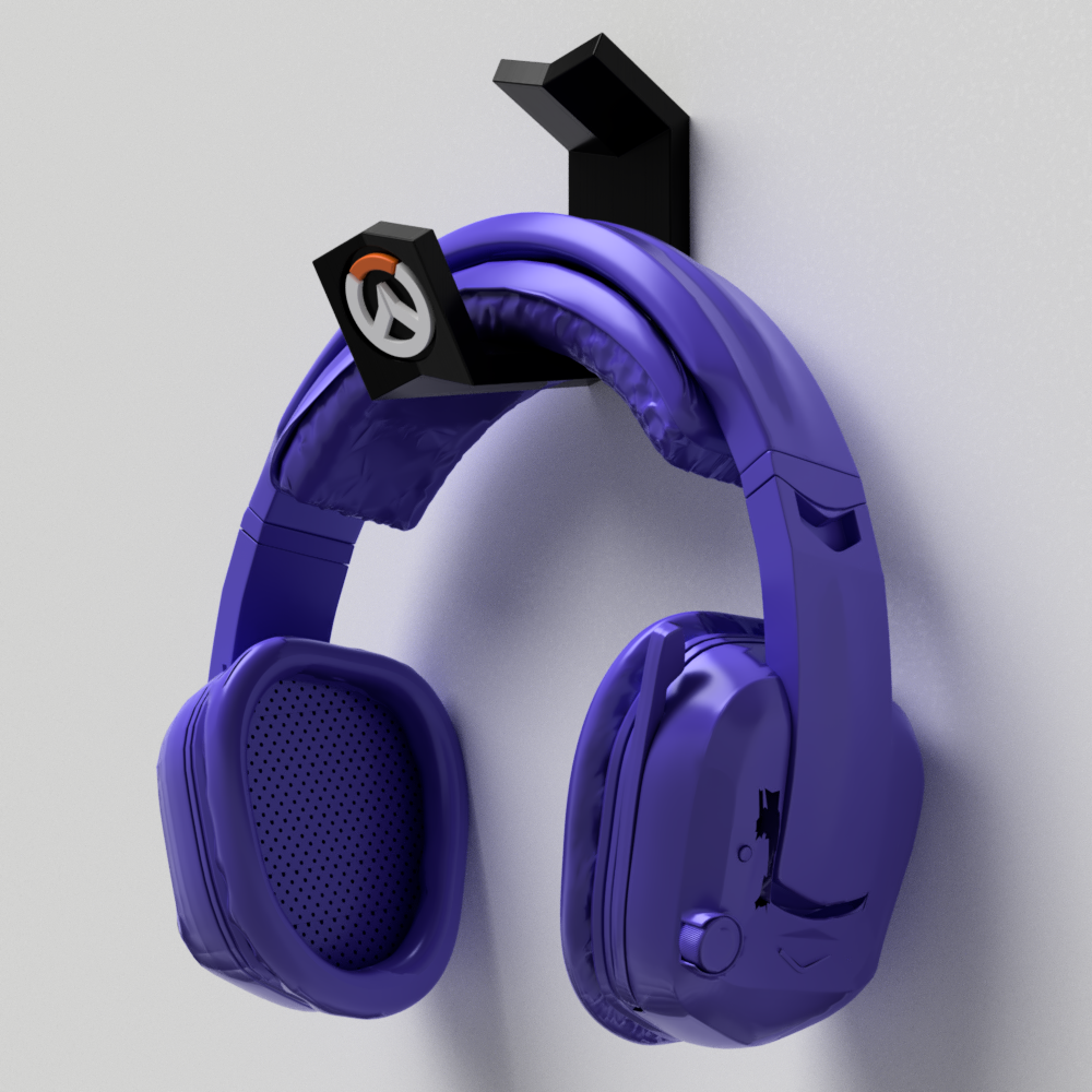 suporte_overwatch_parede_2018-Aug-20_12-49-54AM-000_CustomizedView22958427393_png.png Download STL file Suport Headset Overwatch • Template to 3D print, Geandro_Valcorte