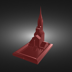 Сastle-in-miniature-render.png STL-Datei CASTLE im Kleinformat・3D-druckbares Modell zum Herunterladen