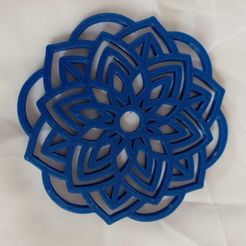 M2I1.jpeg Archivo STL Posavasos Mandalas・Modelo para descargar e imprimir en 3D
