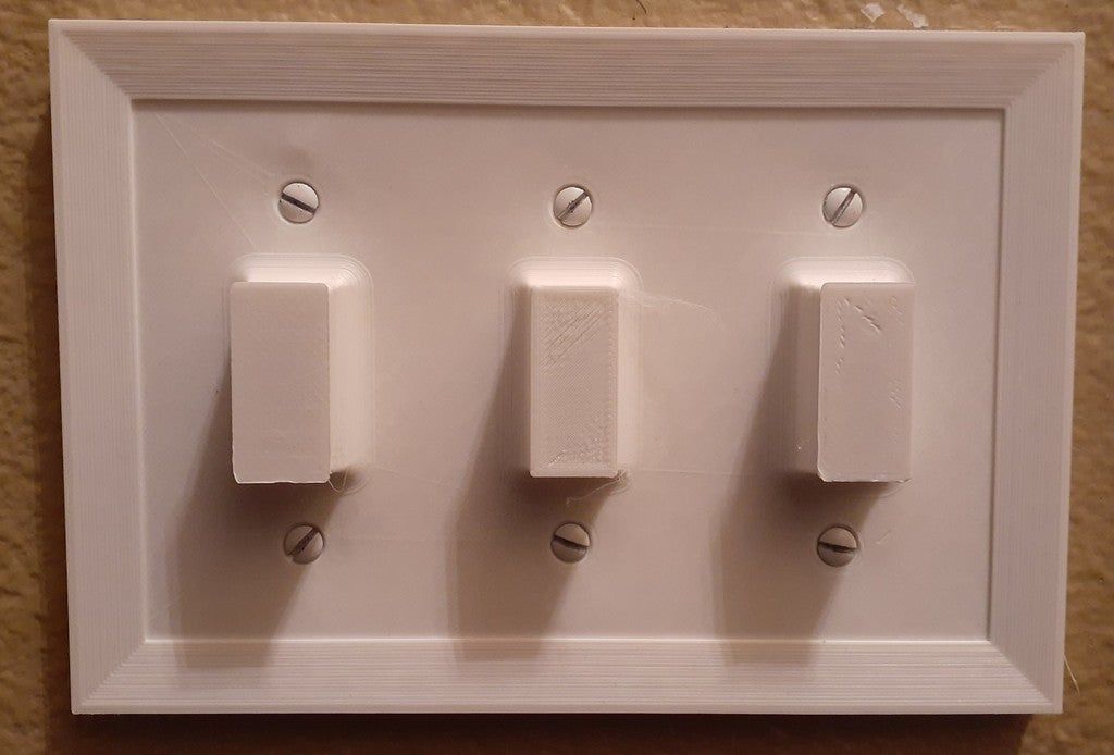 How To Trim A Light Switch Plate