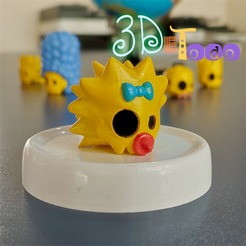 IMG_20221017_171132.png Archivo STL MAGGIE SIMPSON CALABERA・Diseño para descargar y imprimir en 3D