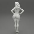 Girl-0011.jpg 3D file Beautiful Girl Stylish Bikini Posing Sandy Beach 3D Print Model・3D printer design to download, 3DGeshaft