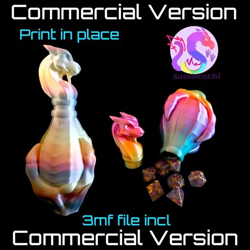 Dragon Flask *Commercial Version* 3D model