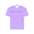 Llavero Camiseta Dibu .stl Dibu Martinez Keychain / Keychain Dibu Martinez