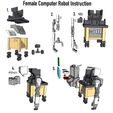 FemaleCompRobot_Instruction.JPG Retro Computer Robo