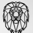 Lion-Wall-Sculpture-2D.jpg Lion head Wall Sculpture 2D