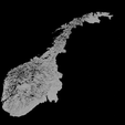 5.png Topographic Map of Norway – 3D Terrain