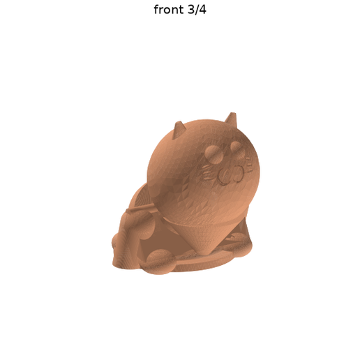 Cute Animal Phone Stand Pack — Cat, Capybara, Frog & Penguin (STL+STEP)