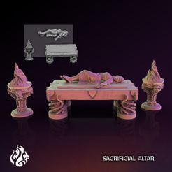 Altar.jpg Fichier 3D Autel Sacrificiel・Design imprimable en 3D à télécharger