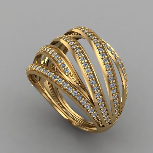 Women Ring 3DM Womens Ring 3d models 3D print model 3D print model 3D model