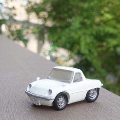 DSC00830-1200.jpg Free STL file Mazda Cosmo Sport・Template to download and 3D print