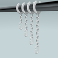 Duschvorhanghaken,-Dusche,-Badezimmer,-Haken,-Mode,-Design,-Minimalistisch,-Anpassbar,-Bad,-5.png Adjustable shower curtain hook chain: No more shower curtains that are too short or too long!