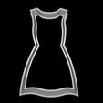 vestido 1.jpg STL file Baby clothes cookie cutter set・3D printing model to download, davidruizo