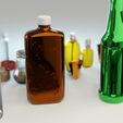 9.jpg Bottle 3D Model Collection