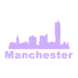 Manchester_all.stl Wall silhouette - City skyline Set