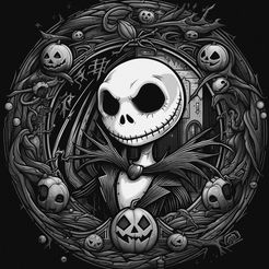 Jack-citrouille-noir-et-blanc.jpg Jack Pumpkin Halloween