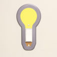Multi-Color Light Bulb Switch Cover 3D Printing Cults 3D printer file STL.png Free STL file Multi-Color Light Bulb Switch Cover・3D printer design to download
