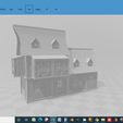 2021-01-29 (4).png Fichier STL Maison médiévale H0・Objet pour imprimante 3D à télécharger