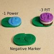 20161221_211505.jpg Free STL file Magic: The Gathering Counters / Chips UPDATED 5-3-2019 (Life, Mana, Abilities, Loyalty, Energy, Power, Toughness) MtG #MtGCounters・3D printable model to download