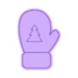 Mitten 01.stl Mitten bath bomb mold