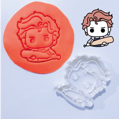 fotos-cortadores_Mesa-de-trabajo-1-copia-min.png STL file Steve Stranger Things Cookie and Fondant Cutter with Marker・3D print design to download
