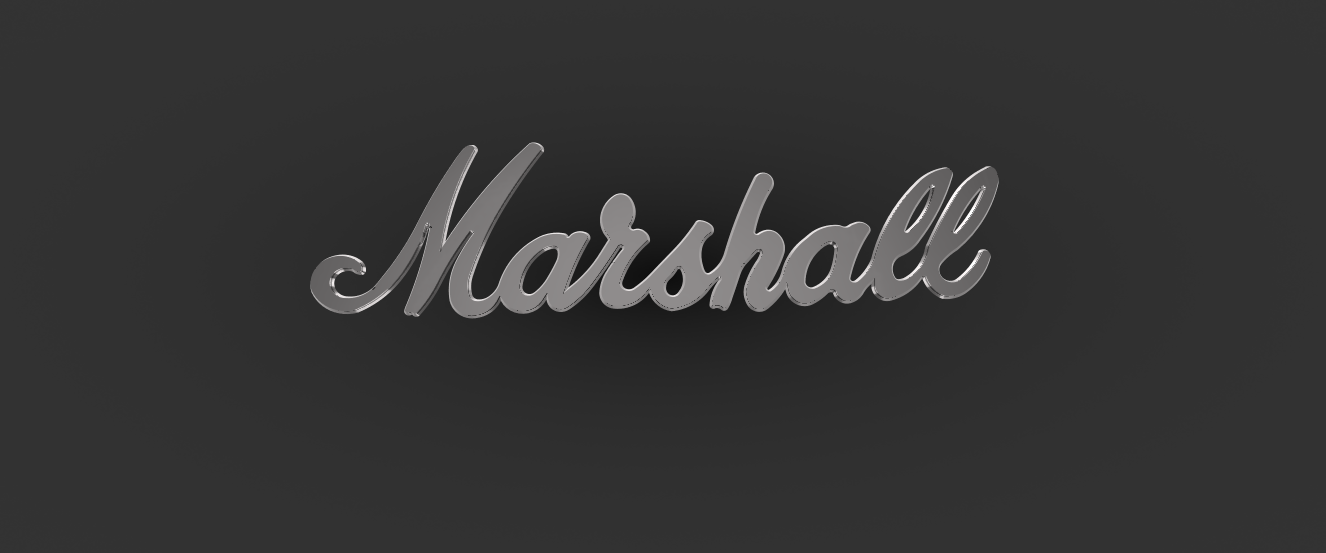 STL file logo marshall・3D printer design to download・Cults