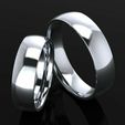 cg2.1.jpg Printable wedding ring 6mm comfort jewelry  STL