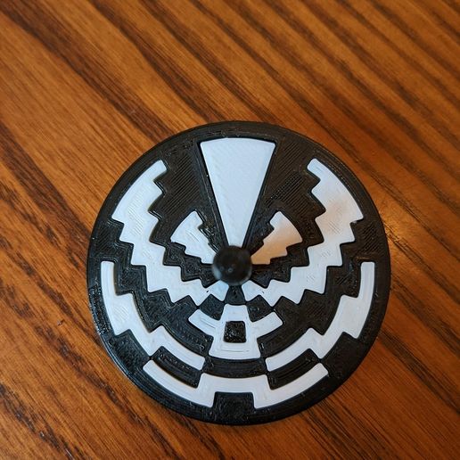 Free 3D file Strobe top (optical illusion)・Template to download and 3D