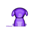 Dog figure.obj Color-Me Puppy Figurine for Kids – 3D Print Ready Model