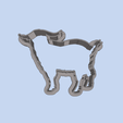 model-1.png Angora Goat (2) COOKIE CUTTERS, MOLD FOR CHILDREN, BIRTHDAY PARTY