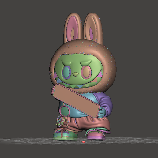 🍀 Labubu Good Luck VERY RARE・ STL File for 3D printing・Cults