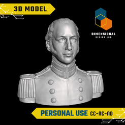 Archibald-Henderson-Personal.png 3D Model of Archibald Henderson - High-Quality STL File for 3D Printing (PERSONAL USE)