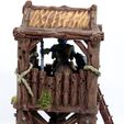 Watch Tower Wood Design 1 (9).JPG Outpost sentry tower and palisade walls