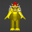 Captura-de-tela-2023-08-17-031805.png Bowser Head for Cosplays + Pepakura Body Files