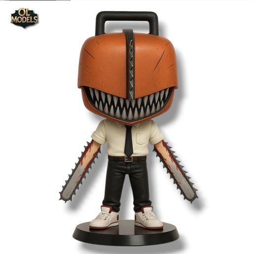 🪚 Denji Chibi Figure Chainsaw Man 3D Model・ STL File for 3D printing・Cults