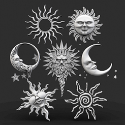 SOL Y LUNA.png Free STL file SUN AND MOON・3D printable model to download, alondono862